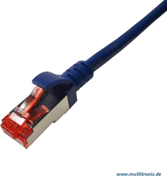 Produktbild Brackton Patchkabel Cat.6 SF/UTP 500MHz HF 2m blau (SF/UTP, CAT6, 2 m)