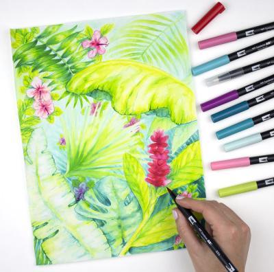 Actual product image Tombow ABT Dual Brush Pen (6 x)