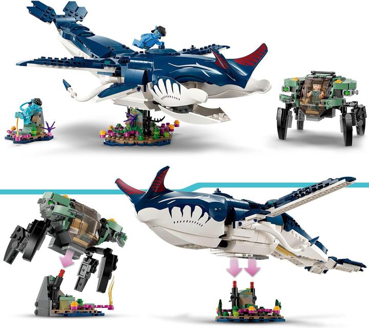 Produktbild LEGO Payakan der Tulkun und Krabbenanzug (75579, LEGO Avatar)