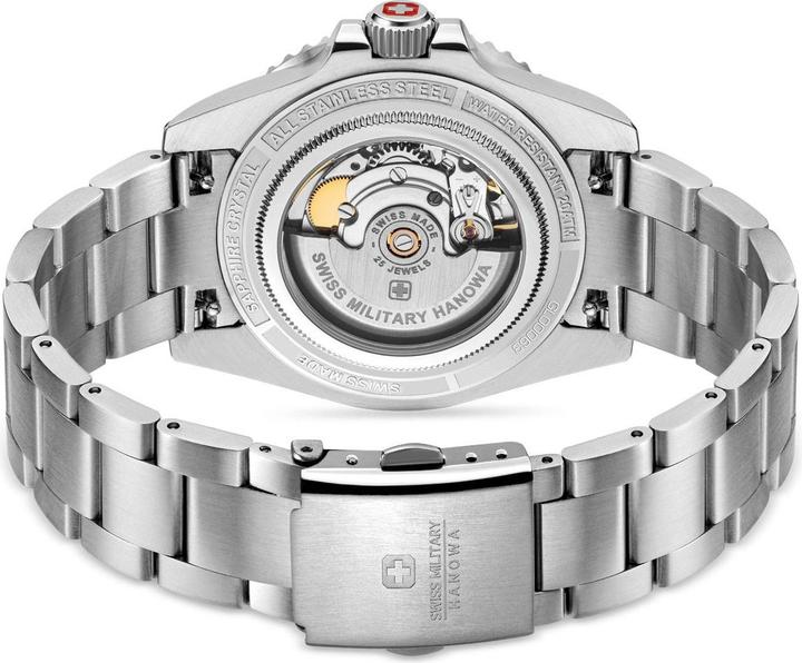 Actual product image Swiss Military Hanowa Sealord (Diving watch, Rotatable bezel, Swiss made, 41 mm)