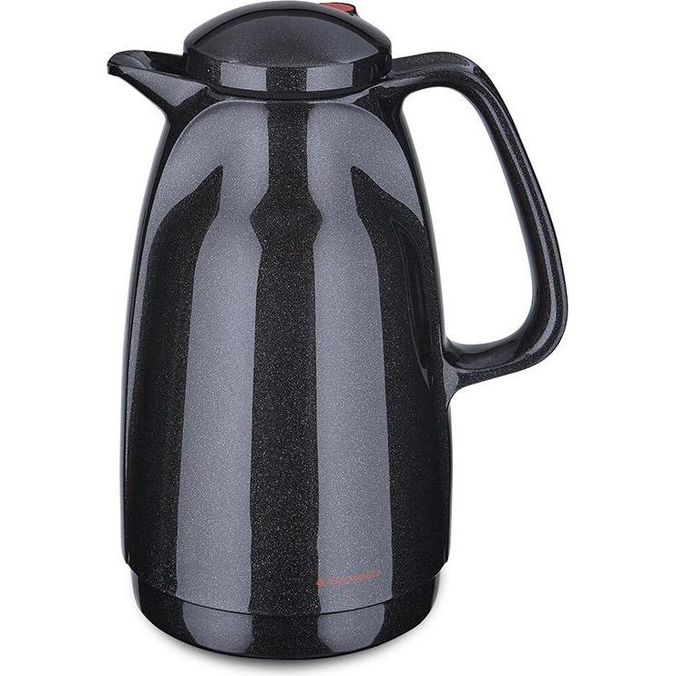 Rotpunkt Thermoskanne 1 5 l funkelndes Schwarz (schwarz), Caraffa termica, Nero