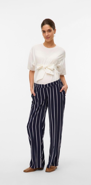 Produktbild Mamalicious Normal geschnitten Mid Rise Hose Hose mit weitem Beinschnitt (L)