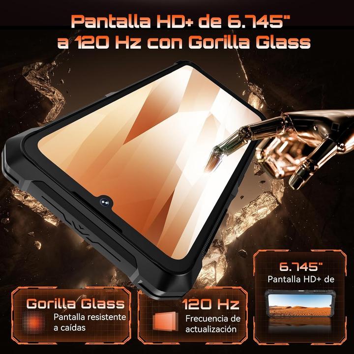 Actual product image Cubot KingKong ES 3 (256 GB, Black, 6.75", Dual SIM + SD, 4G)