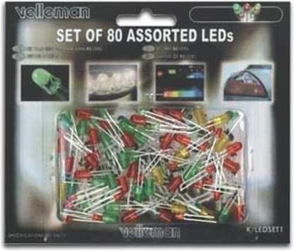 Produktbild Velleman K/Led1 Sortiment Mit 80 Leds