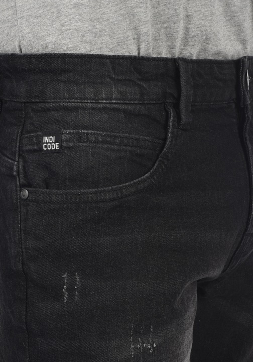Immagine prodotto Indicode Hallow Pantaloncini Di Jeans Shorts Bermuda Da Uomo elasticizzato Regular- Fit (M)
