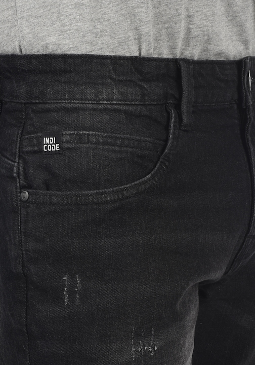 Immagine prodotto Indicode Hallow Pantaloncini Di Jeans Shorts Bermuda Da Uomo elasticizzato Regular- Fit (L)