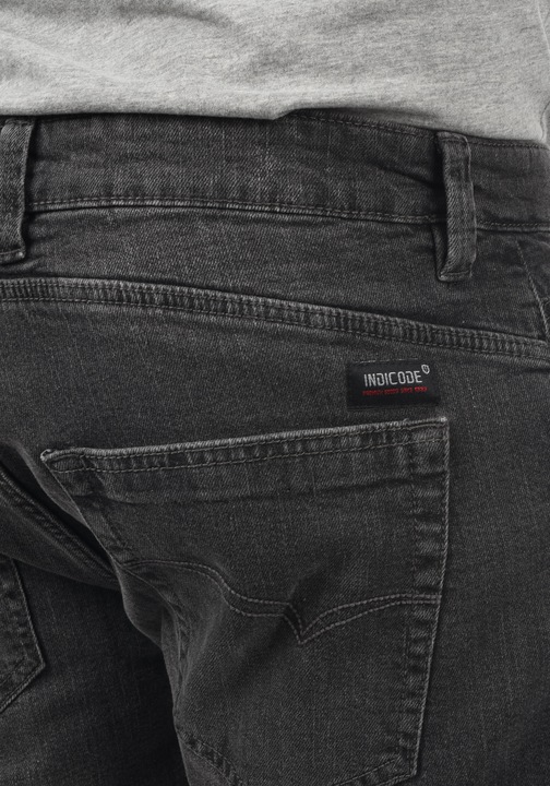 Immagine prodotto Indicode Hallow Pantaloncini Di Jeans Shorts Bermuda Da Uomo elasticizzato Regular- Fit (L)