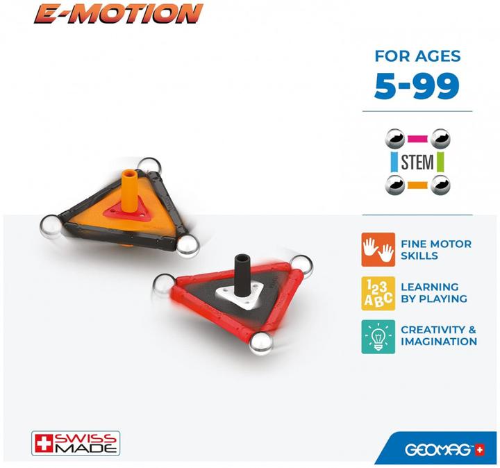 Actual product image Geomag E-motion Build your Spinner - 32-delig