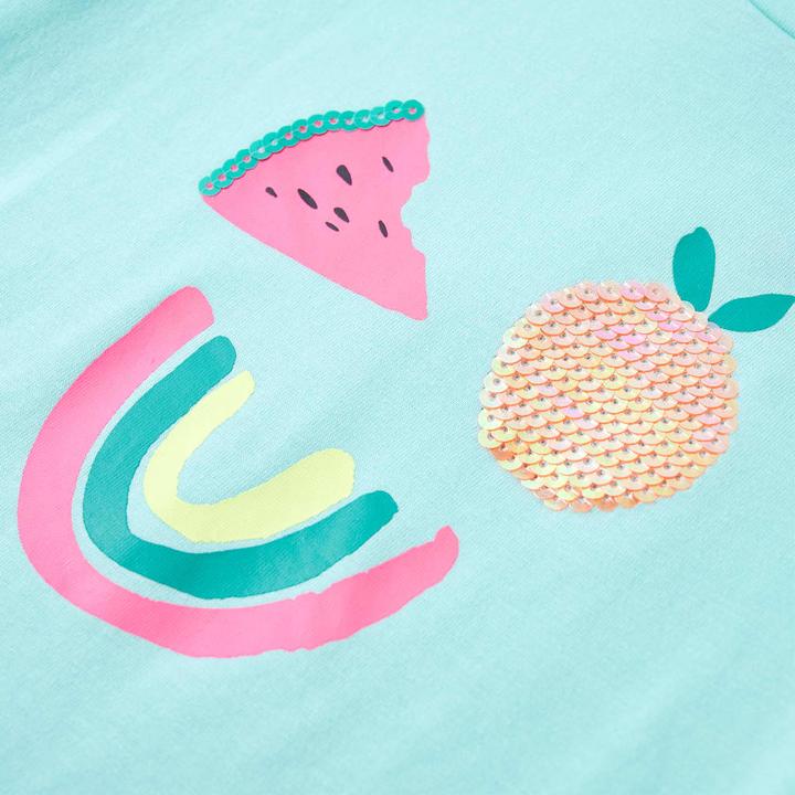 Immagine prodotto vidaXL Maglietta per bambini Verde menta chiaro 92,Materiale: 95 % cotone (92)