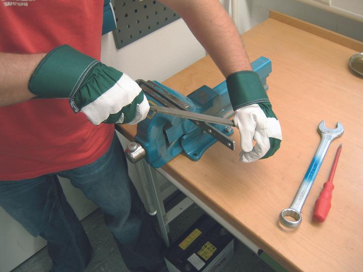 Produktbild Kerbl Rindsvolllederhandschuh Worker Grösse 7 (7)