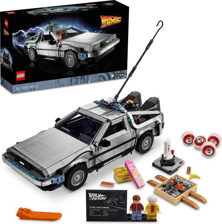 Produktbild LEGO Zeitmaschine aus Zurück in die Zukunft (10300, LEGO Icons, LEGO Seltene Sets)