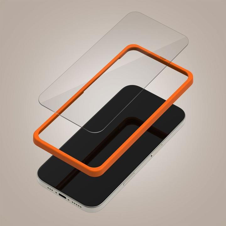 Actual product image Tech-Protect Supreme Tempered Glass Set 3-Pack for iPhone 16e - Clear (3 pcs., Apple iPhone 16e)