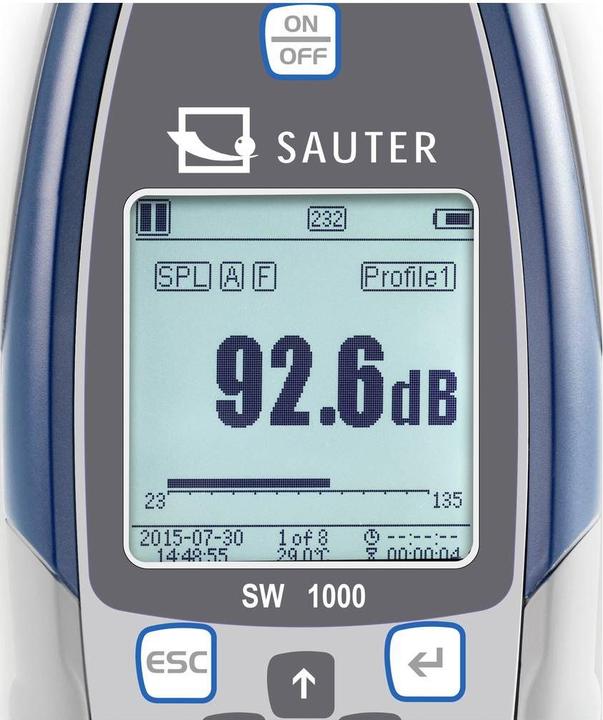 Actual product image Sauter Sound level meter