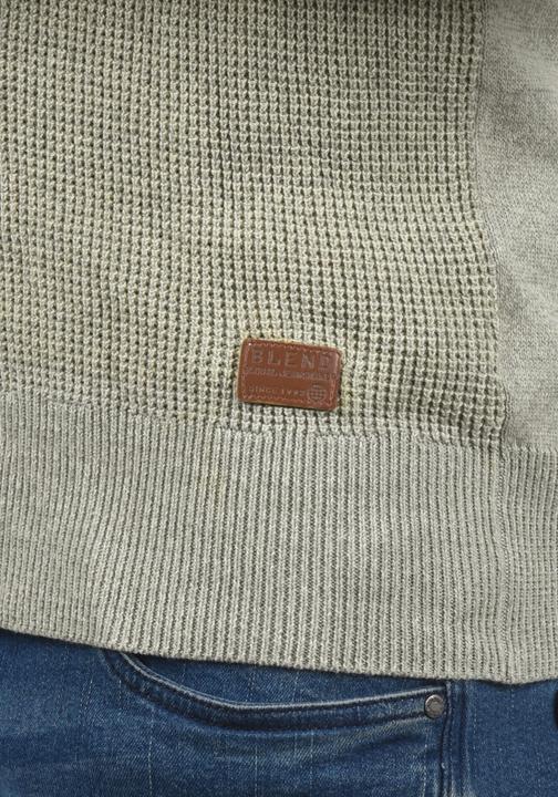 Image du produit Blend Ganbolf Pull En Grosse Maille À Col Camionneur Pull-Over Pour Homme À Col Camionneur 100% Coto (L)