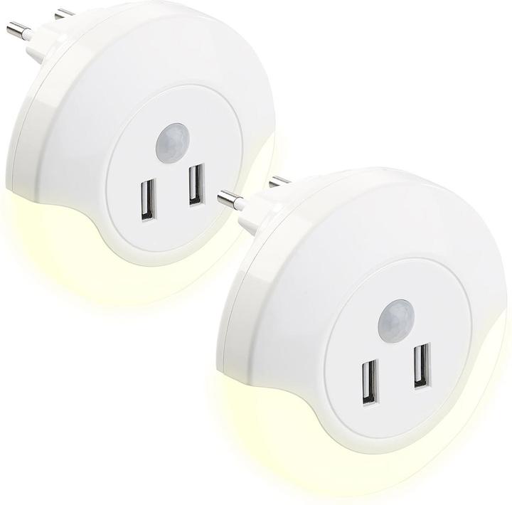 Produktbild Luminea Steckdosen-Nachtlichter