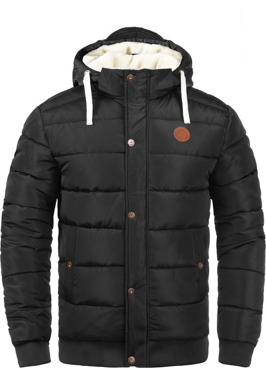 Actual product image Blend Frederico Men's Winter Jacket Outdoor Jacket With Teddy Fleece With Hood (L)