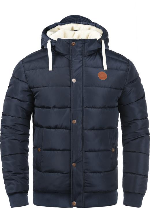 Actual product image Blend Frederico Men's Winter Jacket Outdoor Jacket With Teddy Fleece With Hood (S)