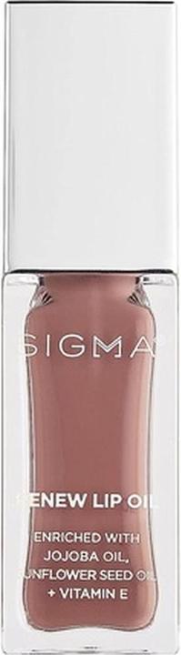 Produktbild Sigma Beauty Renew Lip Oil Neutral Nude Sheen Nourishing Non Sticky with Subtle Sheen Paraben Free Lip Gloss Tint (Neutral Nude)