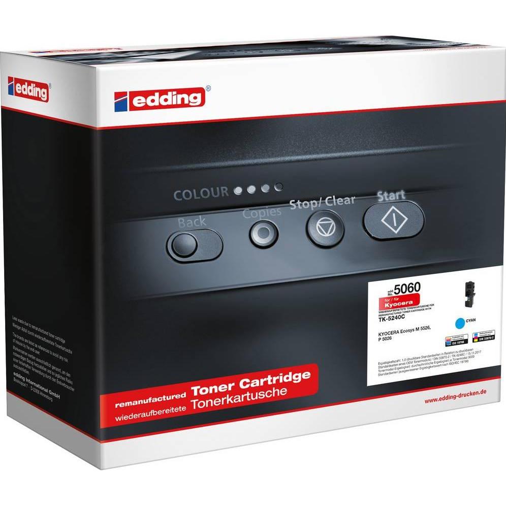 Edding, Toner, Toner 18-5060 wie Kyocera TK-5240C cyan - Kompatibel - Tonereinheit (C)