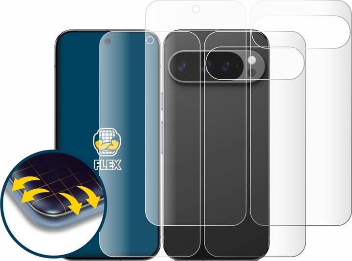 Actual product image BROTECT Fullscreen Protective Film Screen Protector Film Clear Transparent (2 Piece, Google Pixel 9 Pro XL)