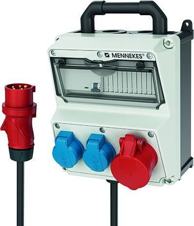 Actual product image Mennekes MEN 920035 Socket outlet combination AMAXX (2 x, CEE 32/3)
