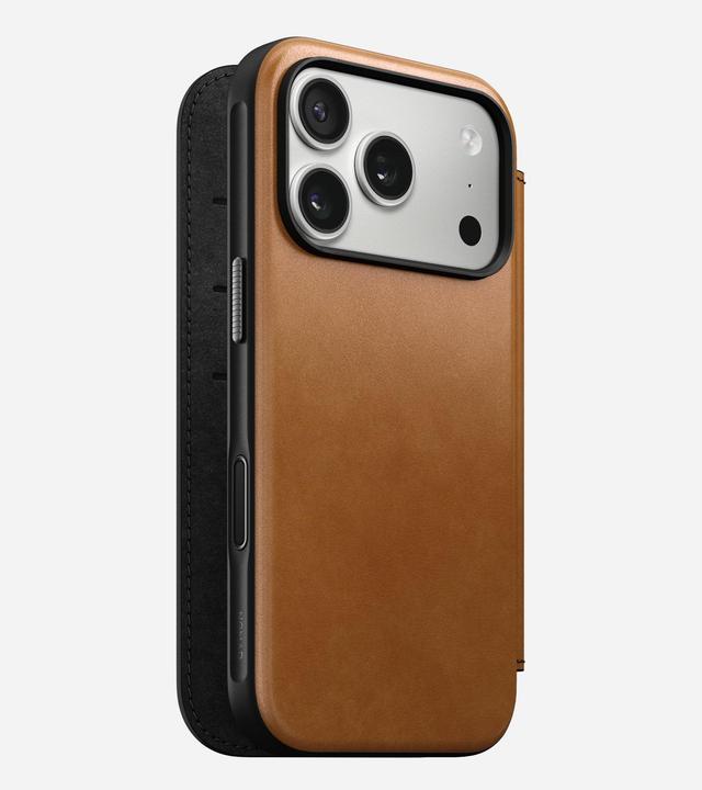 Produktbild Nomad Modern Leather Folio - Lederhülle für das iPhone (Apple iPhone 17 Pro)