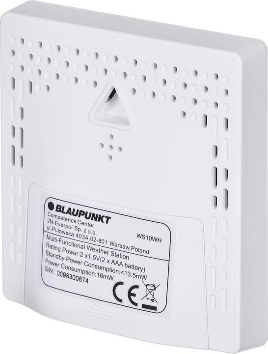 Actual product image Blaupunkt Stacja pogodowa z czujnikiem zewnętrznym WS10WH