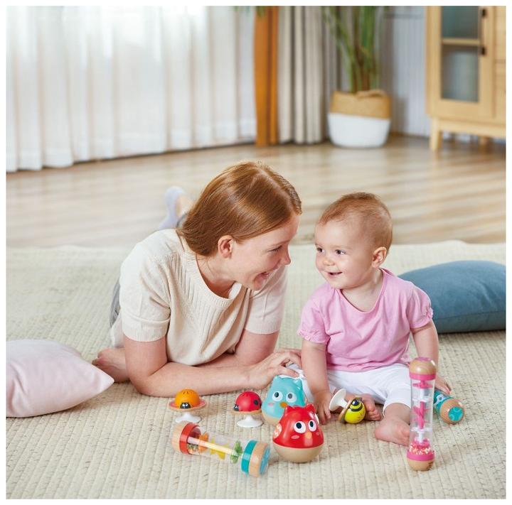 Produktbild Hape Owl Musical Wobbler Blue