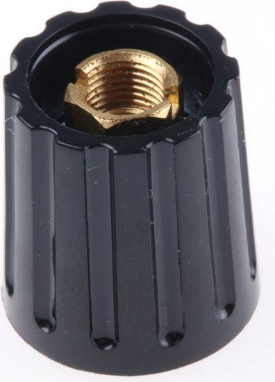 Produktbild RS PRO Drehknopf 14,5mm sw Welle 3,2mm o. Str.