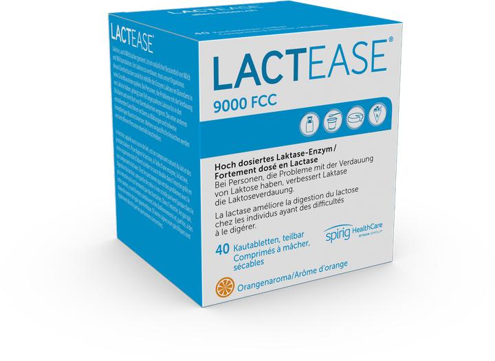 Actual product image Lactease FCC 9000 Orange (40 Piece, Pills, 62 g)