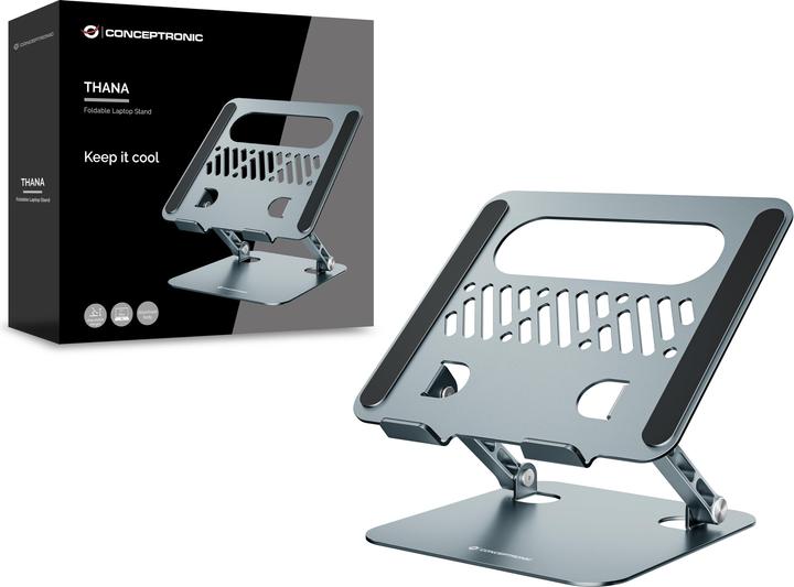 Actual product image Conceptronic Laptop Halterung Faltbar Grau