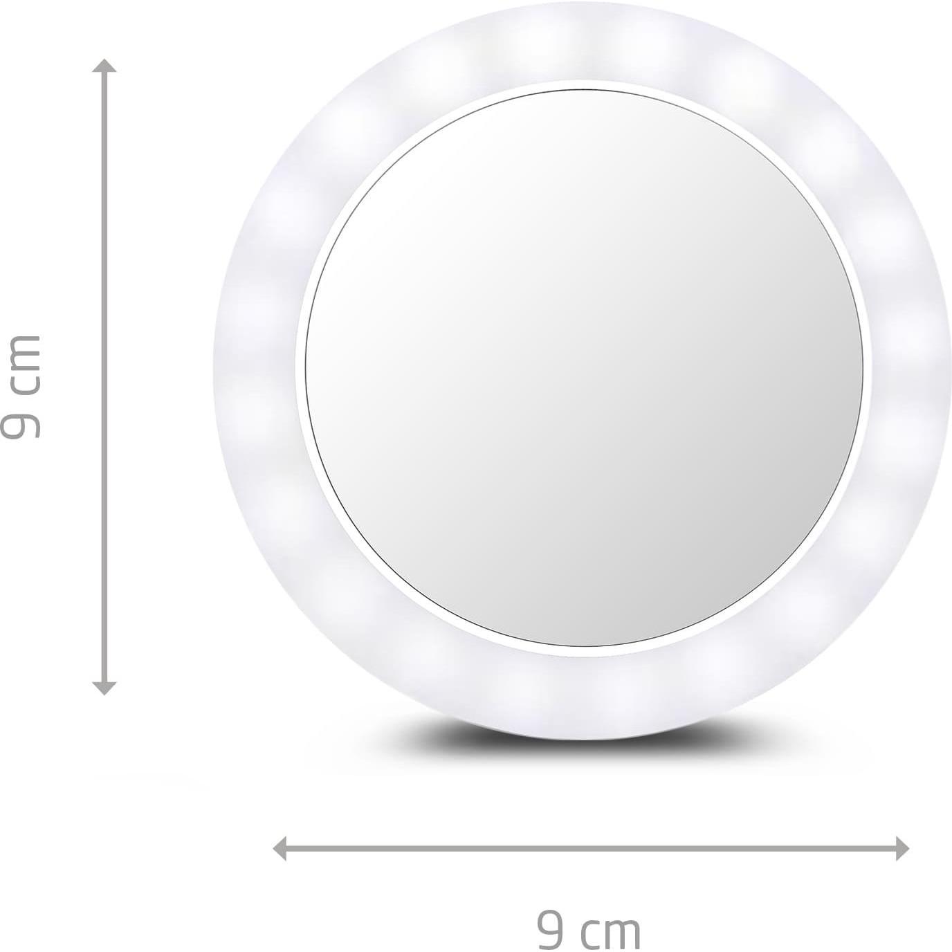 Thumbnail - Medisana, Kosmetikspiegel, CM-20E Selfie Mirror - Cosmetic Mirror by ECOMED (Ø 9 x 3 cm)