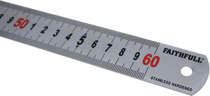 Produktbild Faithfull Messlatte Matt Silver (60 cm, Stahl)