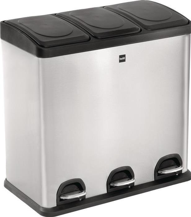 Produktbild Helit the seperator Mülltrenner 3x 20 l silber (300 l)