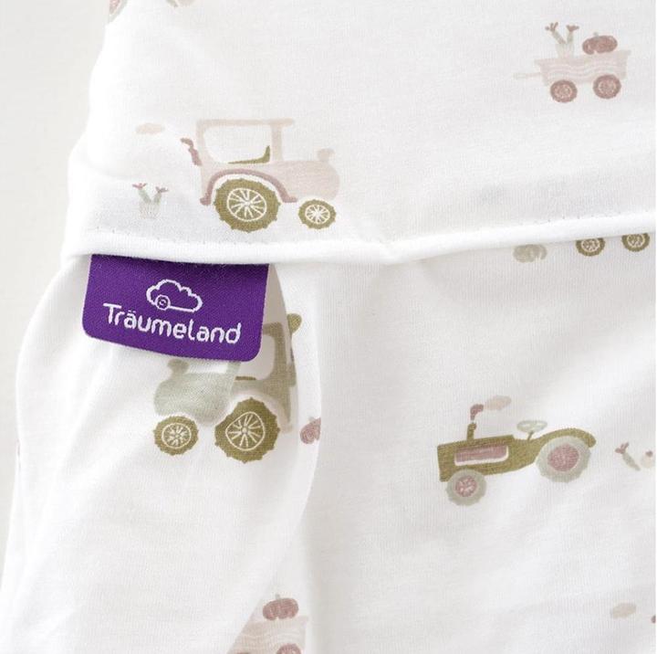 Image du produit Träumeland Sac de couchage LIEBMICH Little Farm vert (56 cm, 2.5 TOG, Été)