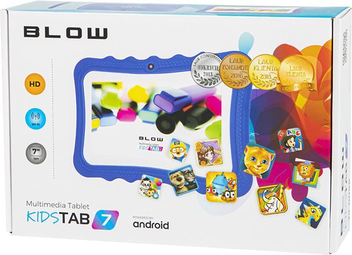 Produktbild Blow KidsTab 7.4 inkl. Hülle (Kinder Tablet) (nur WLAN, 7", 16 GB, Blue)