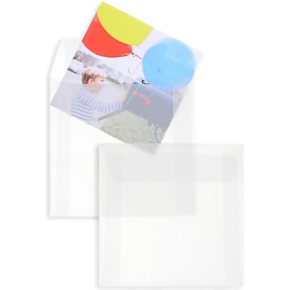 Thumbnail - Blanke, Briefumschlag, Briefumschläge Offset transparent 125x125mm 90g/qm HK VE=100 Stück weiss (100 x)