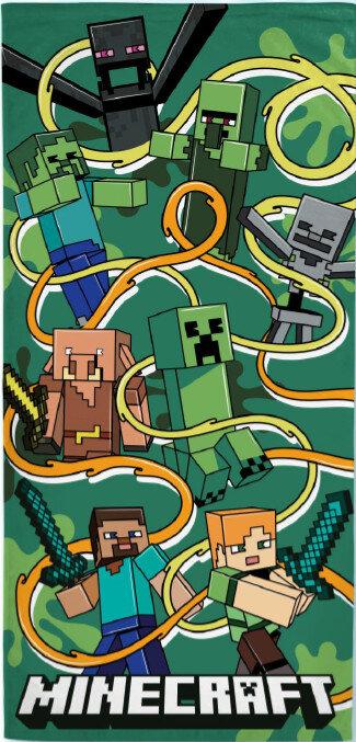 Actual product image Minecraft Funtage Graphic Badetuch, Strandtuch 70x140cm (140 x 70 cm)