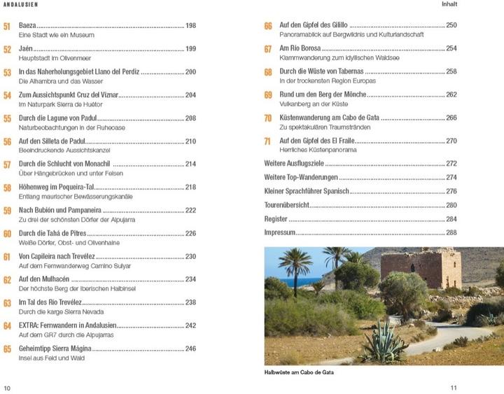Produktbild Wanderurlaubsführer Andalusien (Deutsch, Andreas Friedrich, 2018)