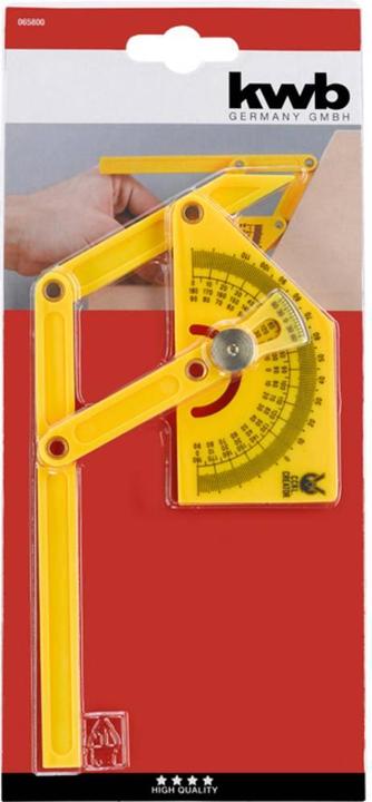 Actual product image kwb Plastic angle gauge