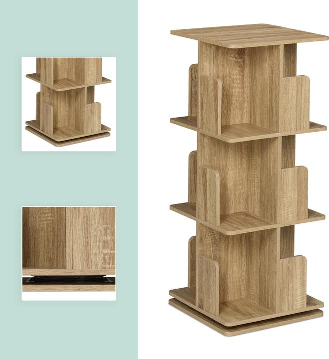 Produktbild Relaxdays Bücherregal (39 x 39 x 95 cm)