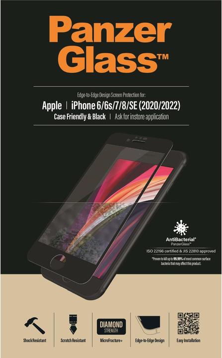 Actual product image PanzerGlass Case Friendly (1 Piece, Apple iPhone 6)