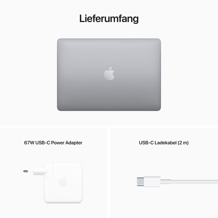 Produktbild Apple MacBook Pro – 2022 (13.30", 1000 GB, 16 GB, DE, M2)