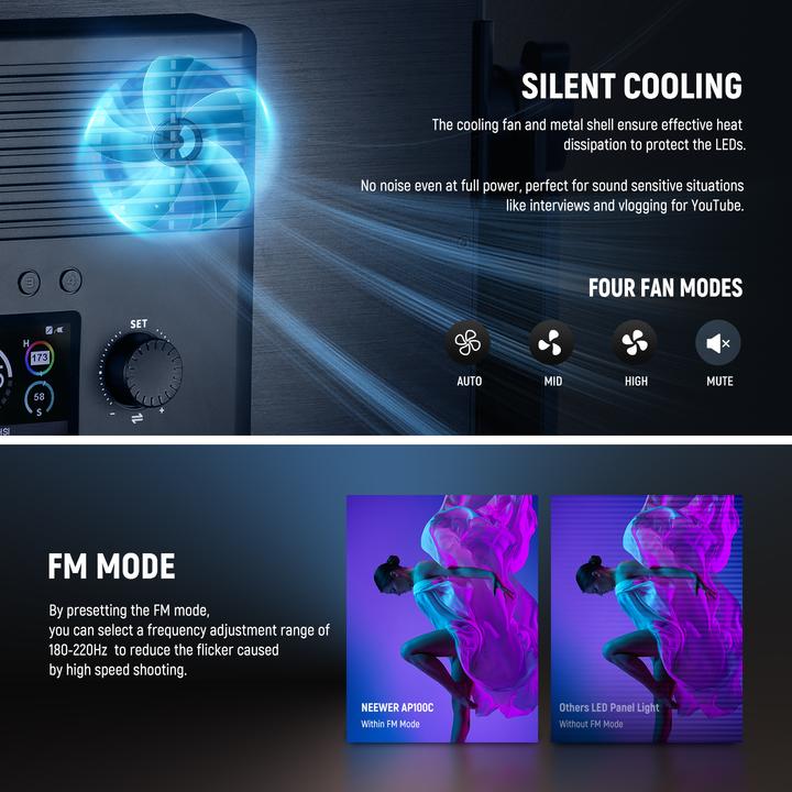 Immagine prodotto Neewer AP100C 100W RGB Video Light (Videocamera)