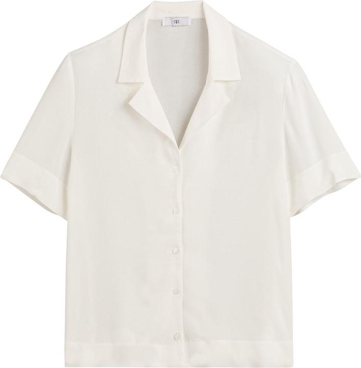 Produktbild La Redoute Collections Kurzärmelige Bluse mit Reverskragen (50)