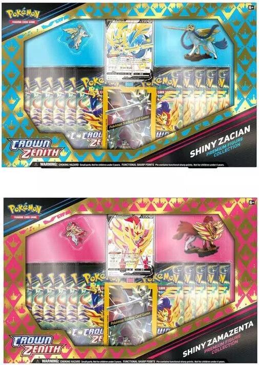 Produktbild Pokémon Zacian/Zamazenta Premium Figure Box (Englisch, Booster Pack)