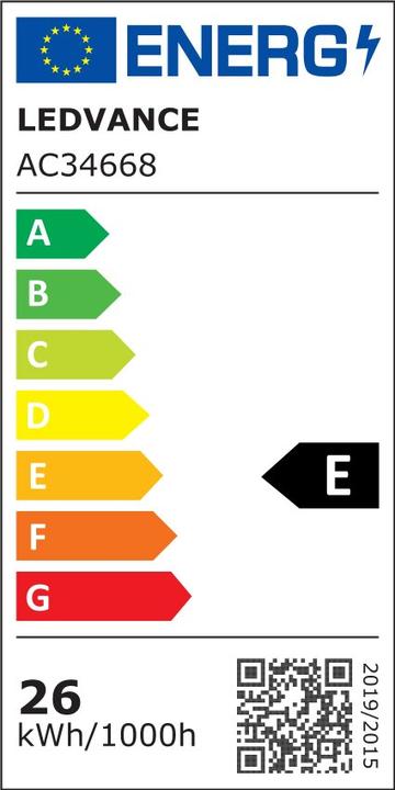 Energie-Label Ledvance Smart+ Planon Frameless (1800 lm)