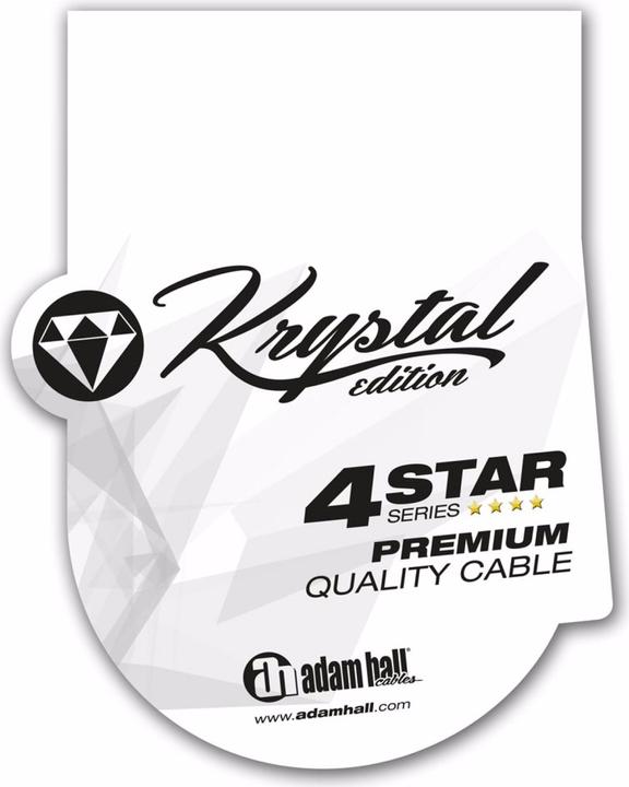 Image du produit Adam Hall 4 STAR MMF 0150 KRYSTAL Câble microphone OCC (1.50 m)