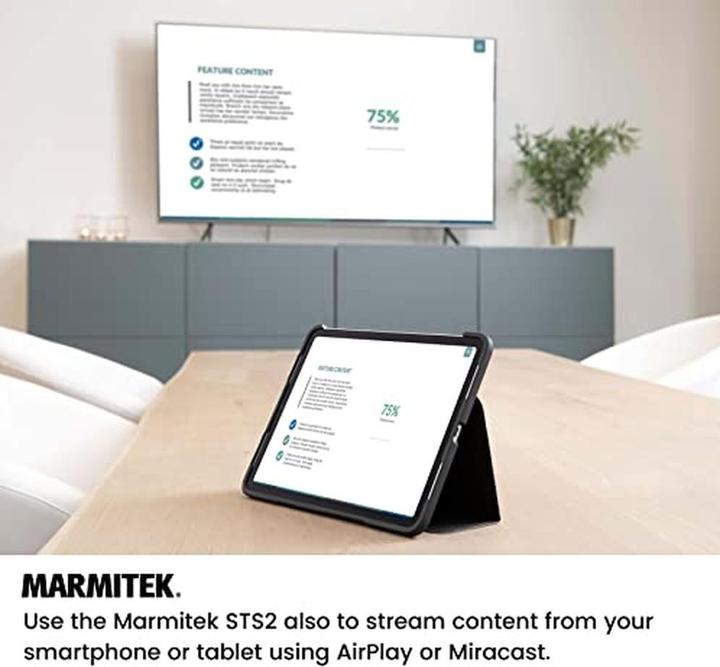 Immagine prodotto Marmitek Presentazione wireless HDMI, AirPlay e Miracast, fino a 20 presentatori, Plug & Play (20 m)