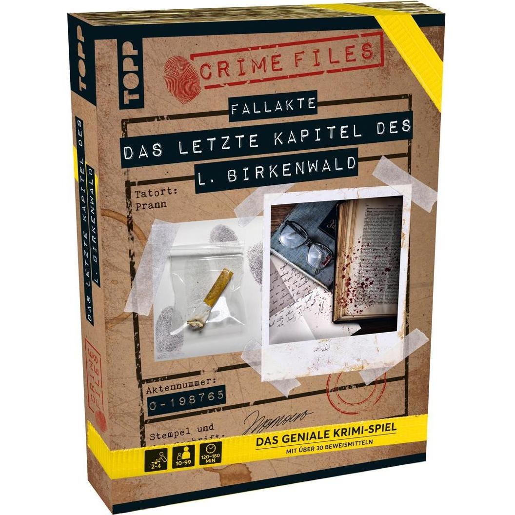 Frech TOPP Crime Files – Fallakte: Das letzte Kapitel des L. Birkenwald – Das geniale Krimispiel mit über (Deutsch)